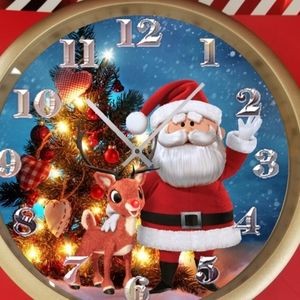 Santa Claus and Rudolph